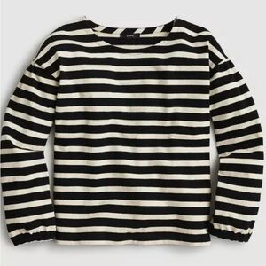 JCrew- Women’s Mariner Cloth Puff-Sleeve Top